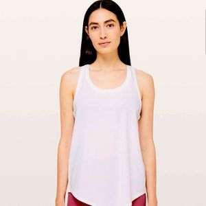 Lululemon Love Tank Pleated White